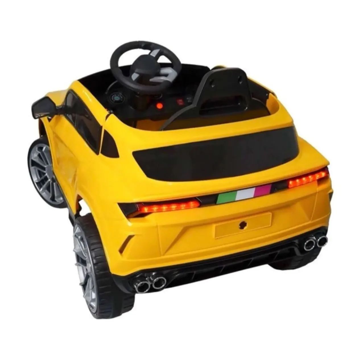 Mini Carro Elétrico Importway Lamborghini Infantil Amarelo com Controle, Som e Luzes - Foto 3