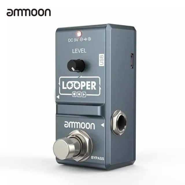 Pedal de Efeito nano Loop Ammoon Grava 10 Minutos (novo) Whts *  - Foto 6