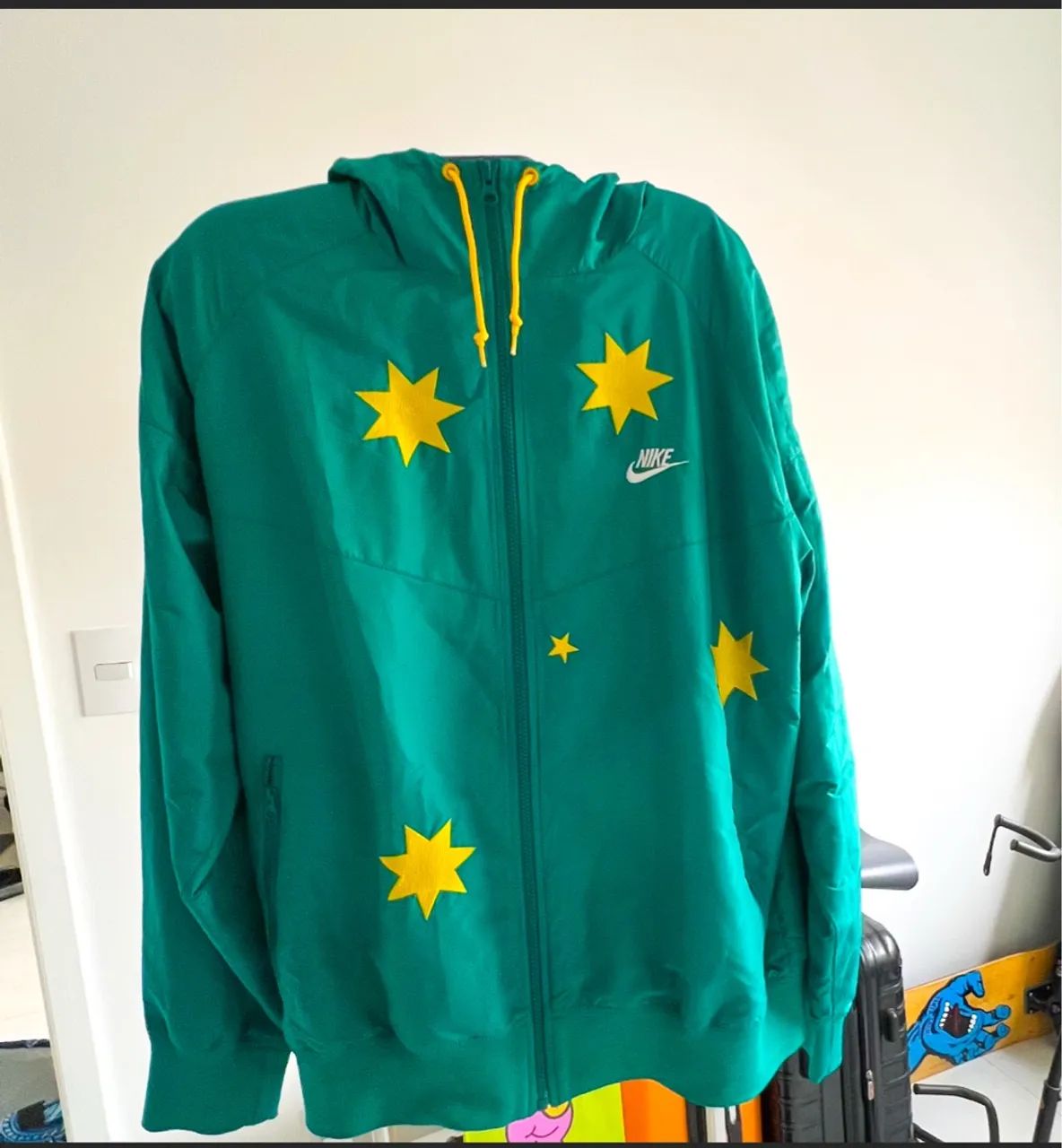Jaqueta Nike Windrunner Australia - Verde G - Foto 5
