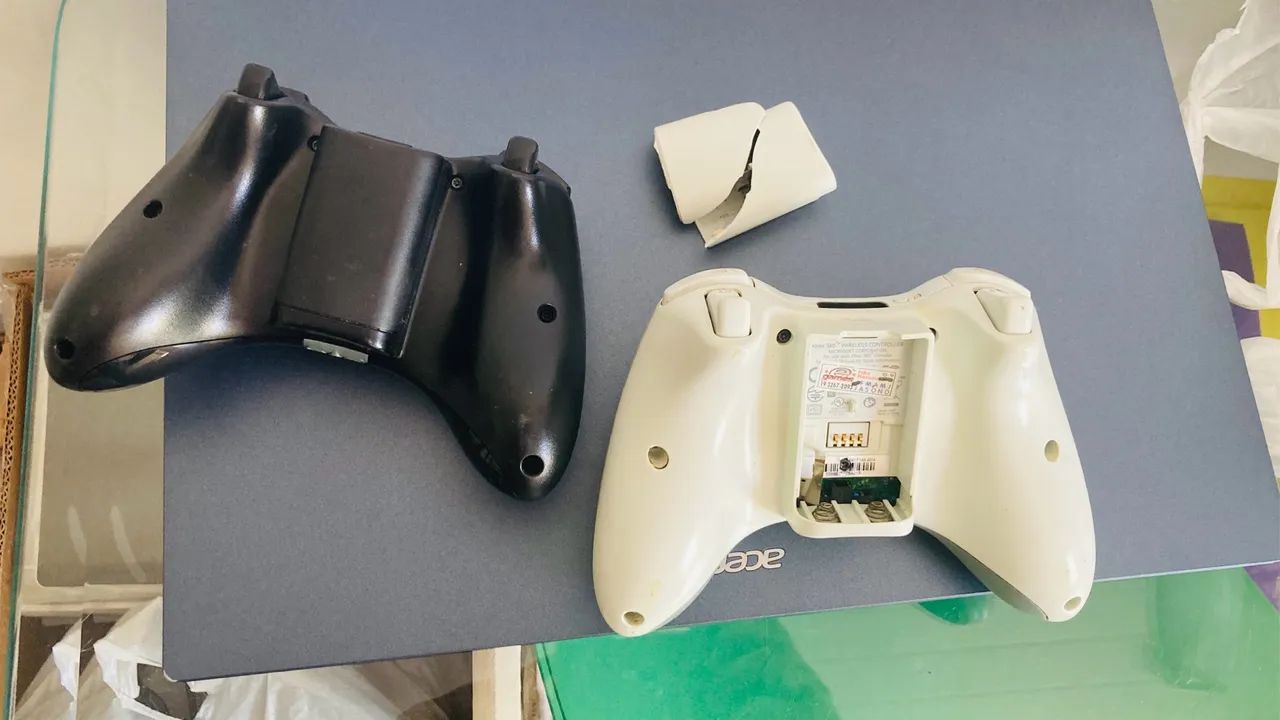 2 controles de xbox 360 com defeito - Foto 2