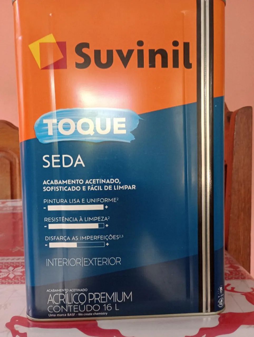 Tinta Acrílica Premium Suvinil Toque Seda 16L