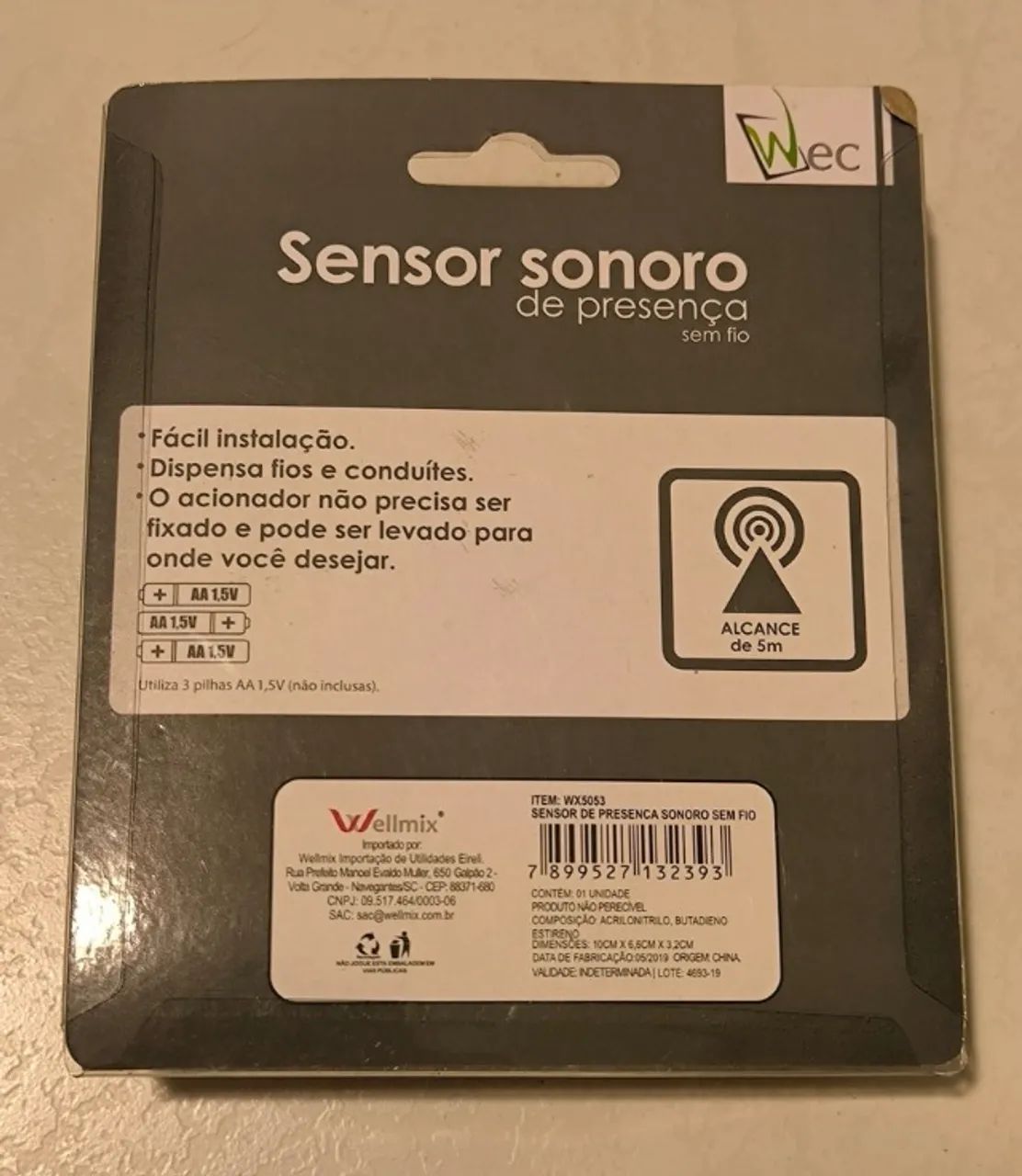 Sensor Sonoro de Presença Novo - Foto 2