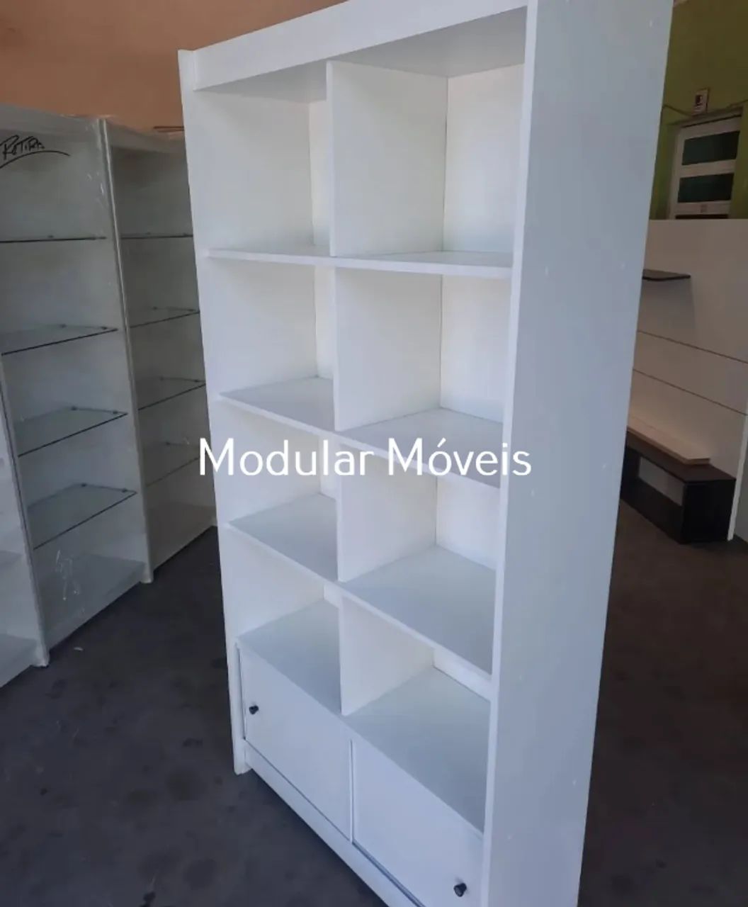 Nichos com Portinhas - MDF Branco - Foto 2
