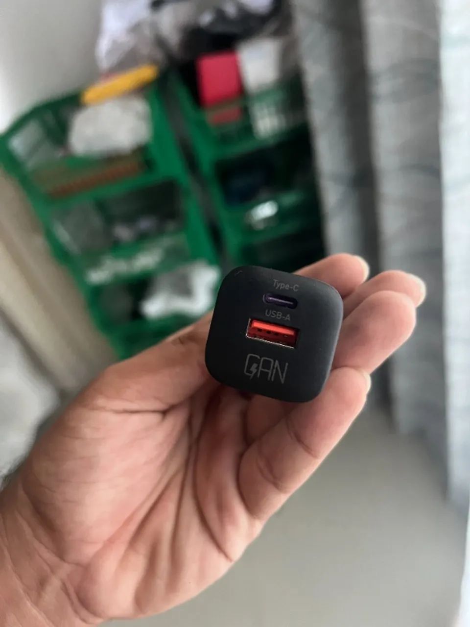 Carregador Essager GaN 20W USB-C e USB-A - Mini e Rápido - Foto 5