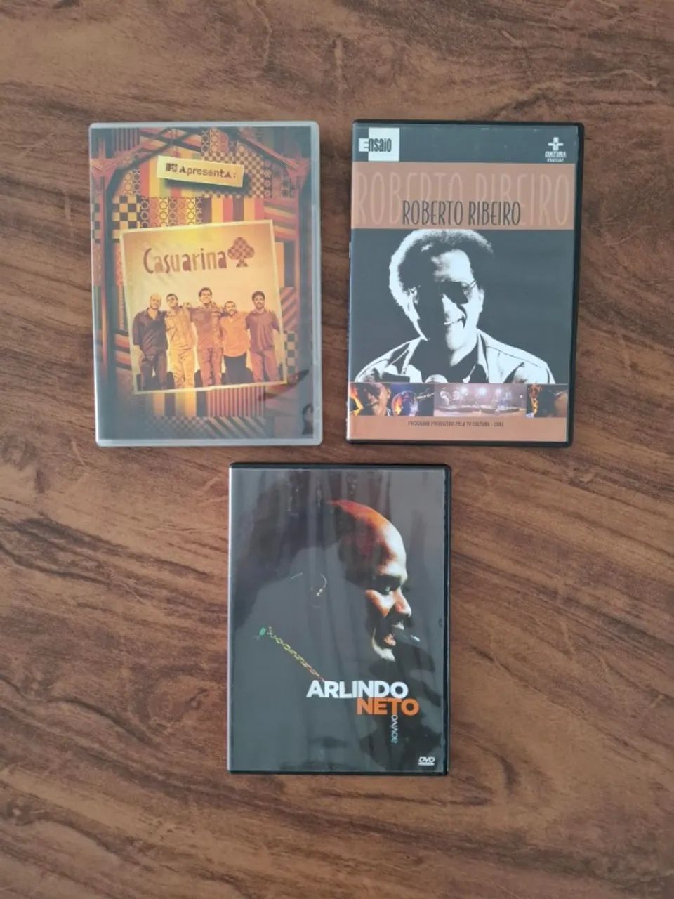 DVDs Grupo Casuarina, Roberto Ribeiro e Arlindinho