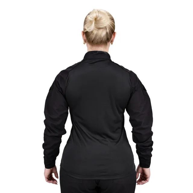 Camiseta Combat Shirt Feminina Preta Longa - Foto 3