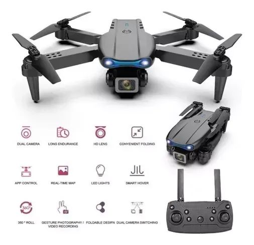 Drone e99pro com 2 Bateria e estojo  - Foto 4