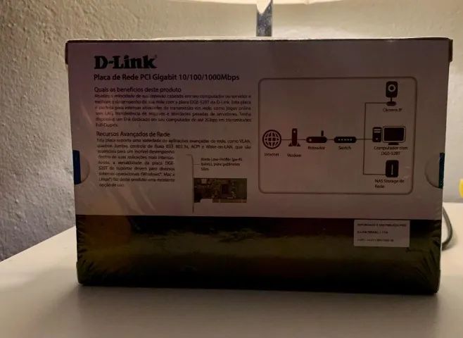 Placa De Rede Pci Gigabit 10/100/1000 D Link - Foto 2