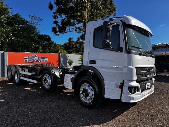MB Mercedes-Benz Atego 2430 8X2 2016 Automático Completo Bitruck No Chassi Revisado - Foto 2