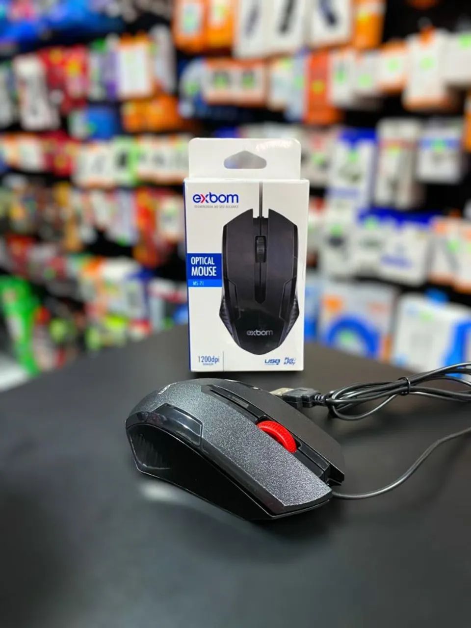 MOUSE USB EXBOM MS-71 - Foto 2