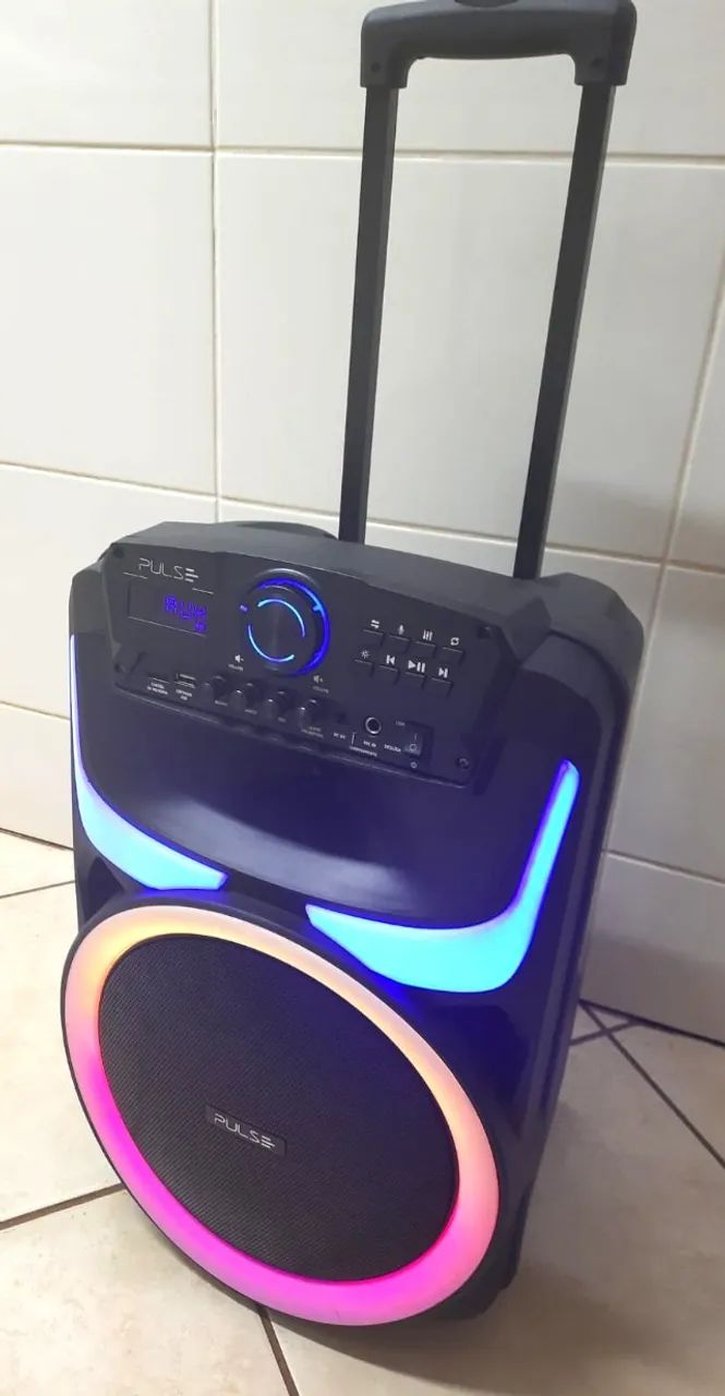 Oferta. Caixa de Som Amplificada Pulse Burst 550W RMS 12 Polegadas SP403 com rádio - Foto 2