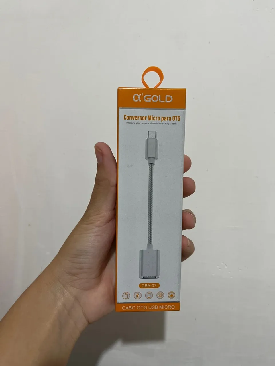 Cabo OTG USB Micro para Smartwatch