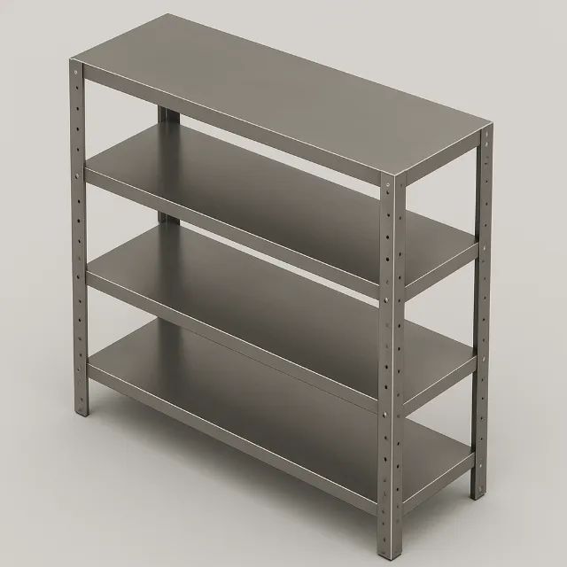 ESTANTE DE AÇO INOX 304 - RESISTENTE, ANTIFERRUGEM E SOB MEDIDA
