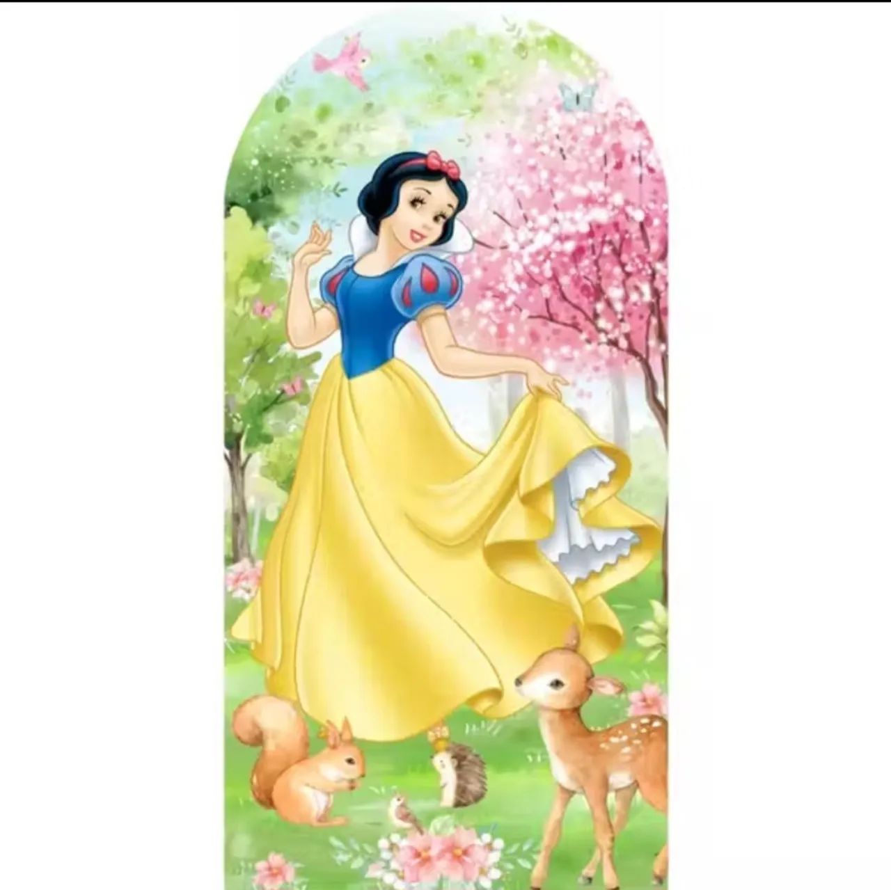 Tecido Painel de Festa Branca de Neve - Foto 3