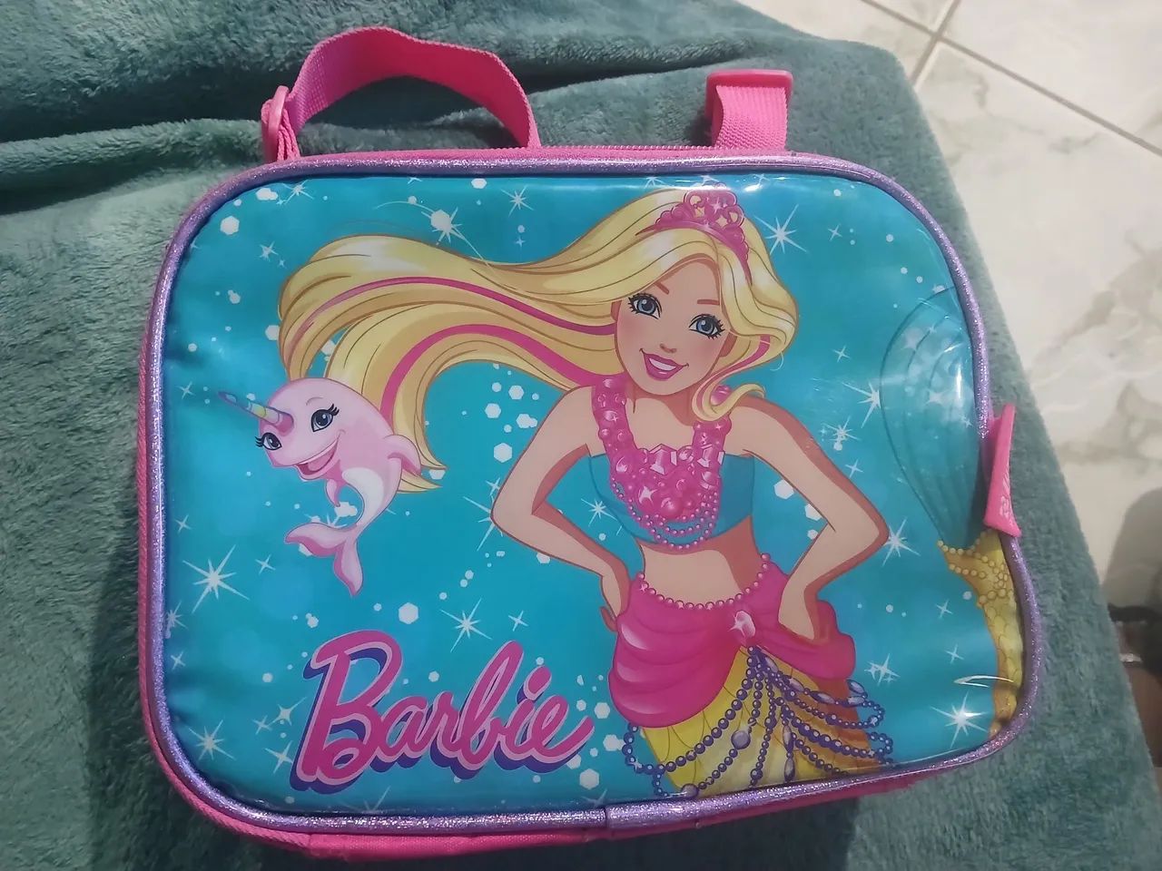 Bolsinha Barbie infantil 