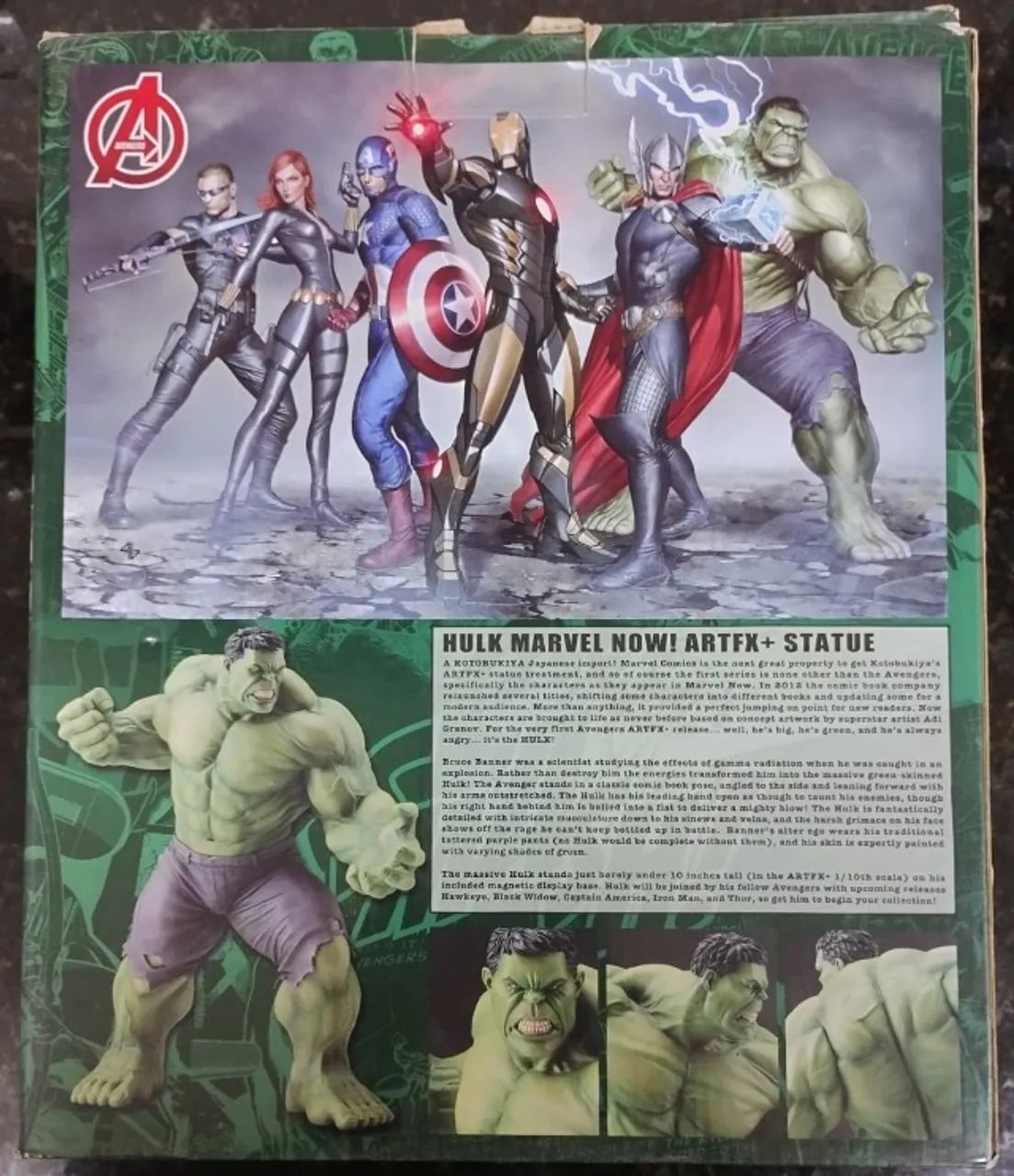 Boneco Estátua Hulk Kotobukiya 1/10 - Original - Foto 5