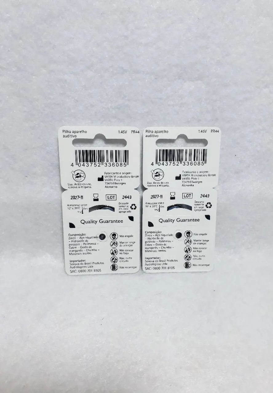 12 Pilhas para Aparelho Auditivo Phonak 675 - Foto 3