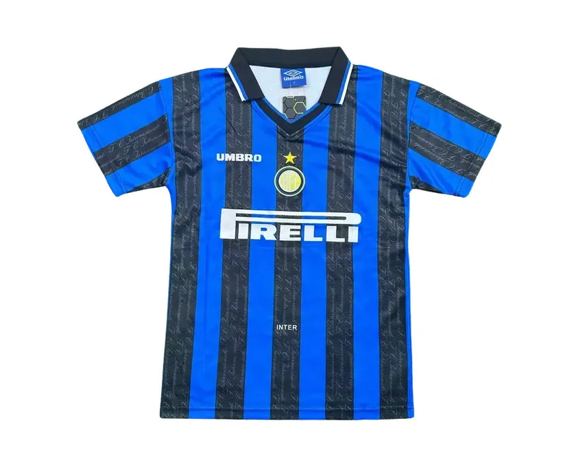 Camisa de Futebol Retrô Inter de Milão 1997 ORIGINAL