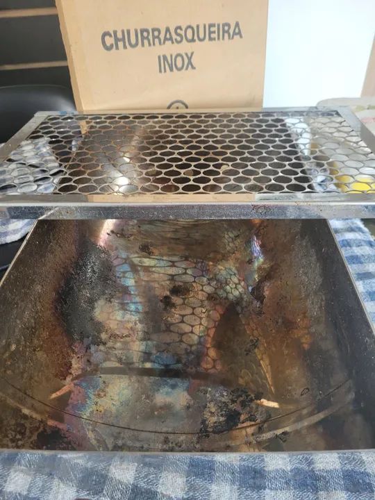 Churrasqueira pequena.  - Foto 3