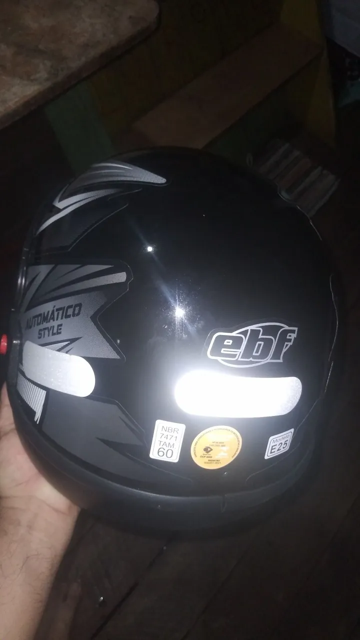 Capacete EBF Automático Style Preto