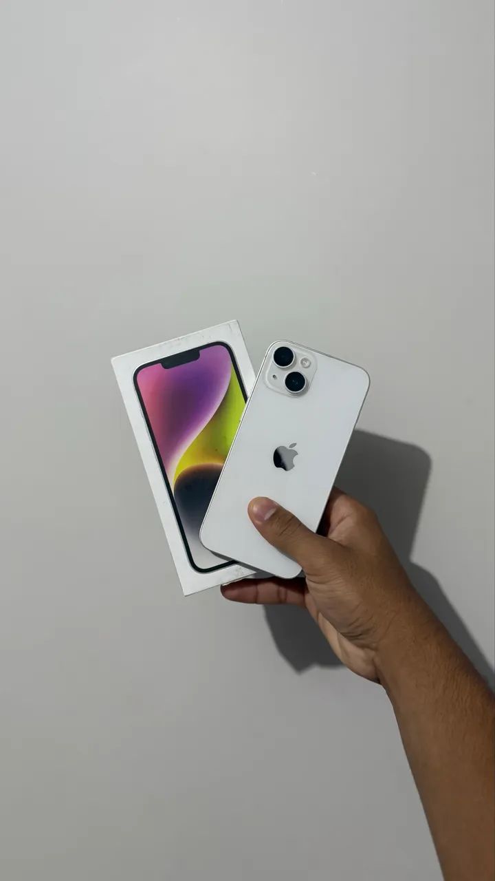 IPHONE 14-128Gb COM CAIXA E CABO ORIGINAL