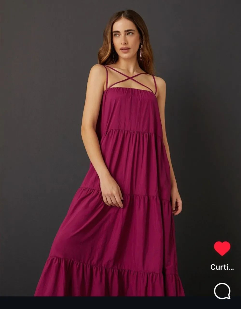 Vestido Serena na cor Beringela da Iorane