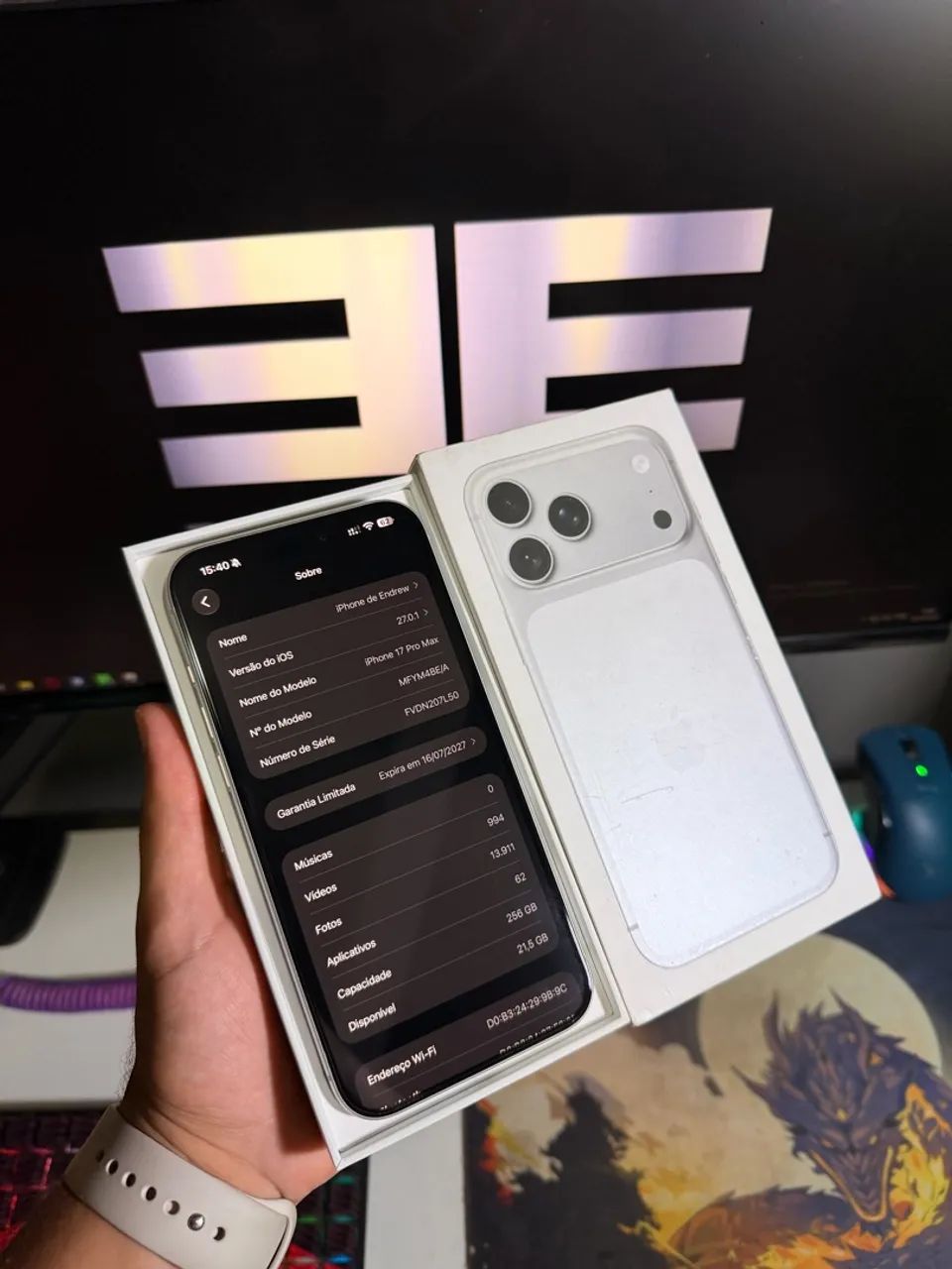 IPHONE 17 PRO MAX 256GB SILVER  - Foto 3
