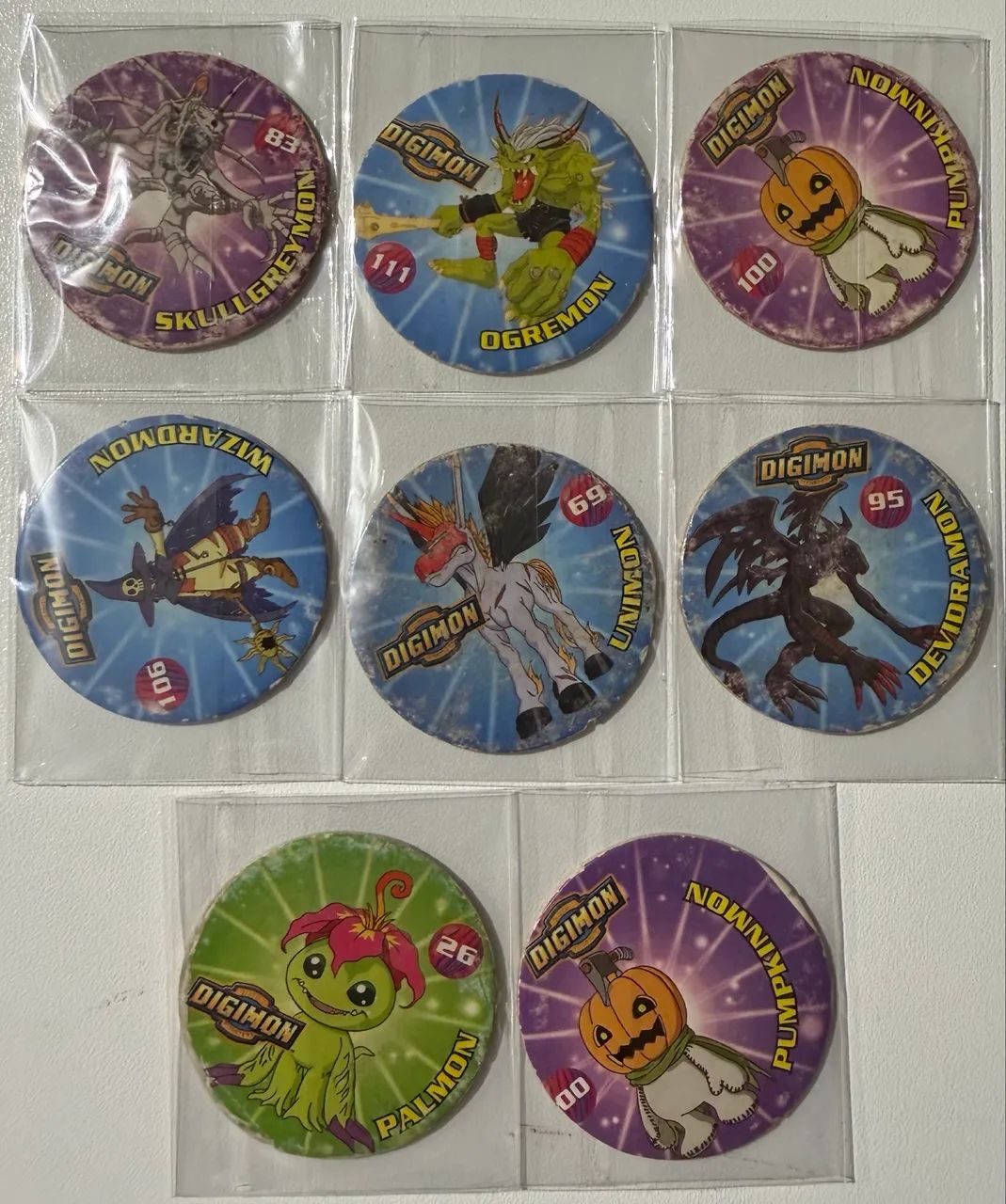 Tazos digimon Panini