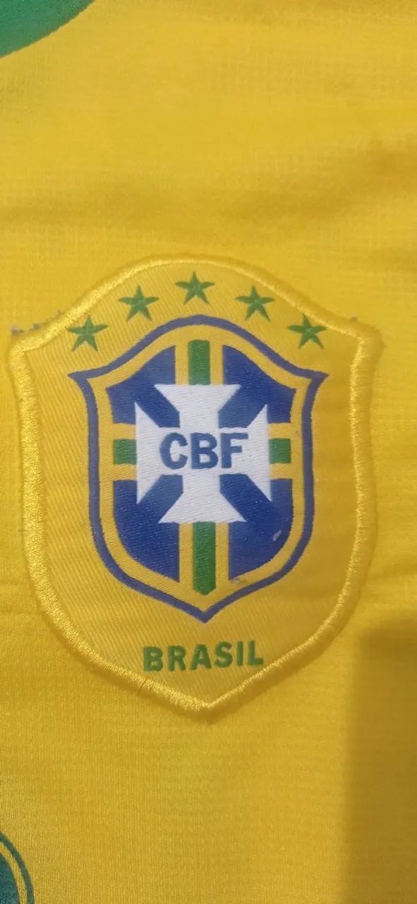 CAMISA DA SELEÇÃO BRASILEIRA 2006 RONALDINHO GAÚCHO EM EM BOM ESTADO  - Foto 2