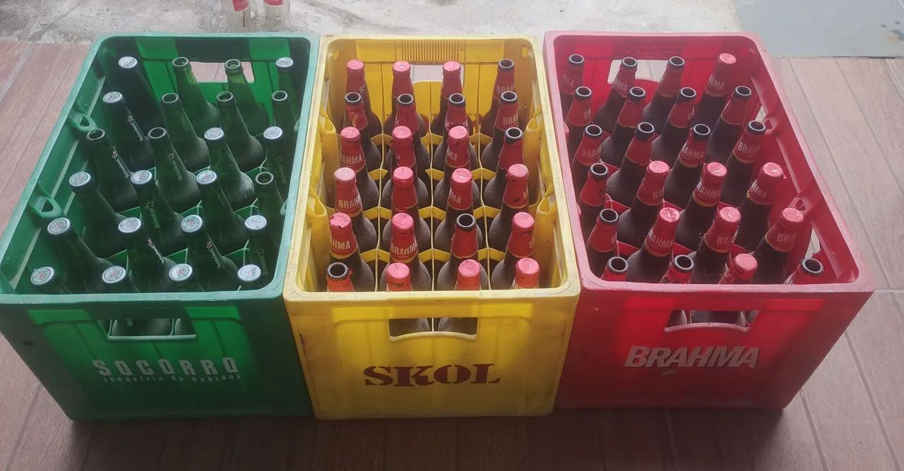 Engradados de cervejas 600 ml