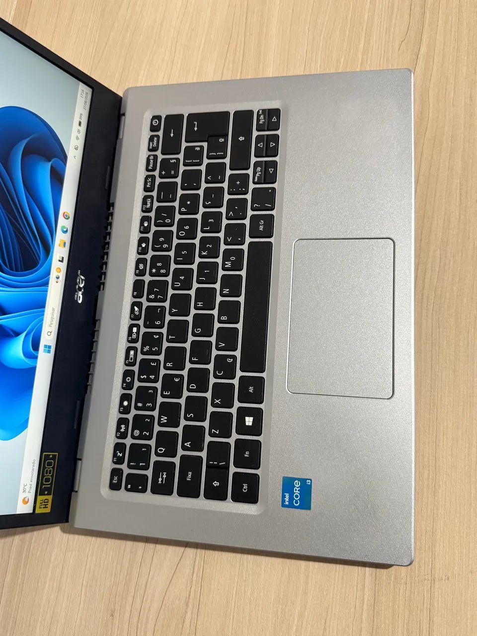 Vendo notebook Acer core i3 11a geração  - Foto 2
