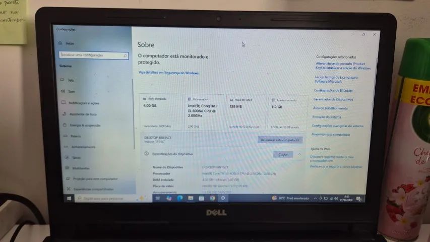 NOTEBOOK DELL I3 - OPORTUNIDADE! - Foto 3