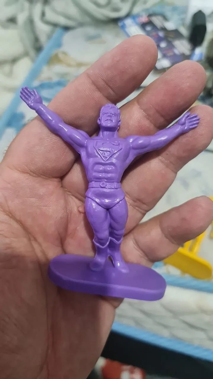 Bonecos DC Super Heroes com 5 Figuras 7cm Gulliver Estrela - Foto 5