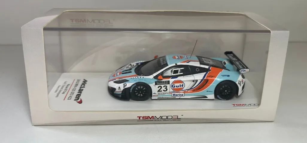 TSM-Model 1:43 McLaren Gulf 2012 MP4-12C GT3 #23 - Hobbies e