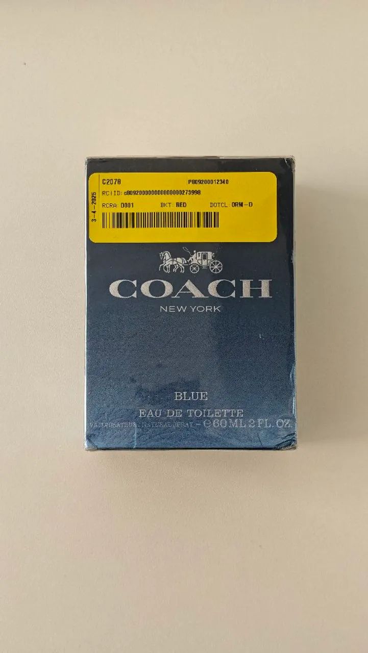Perfume Coach Blue EDT 60ml Original