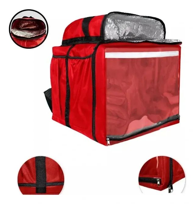 Bag Mochila Térmica Com Isopor Laminado Delivery Ifood 45 L  - Foto 2