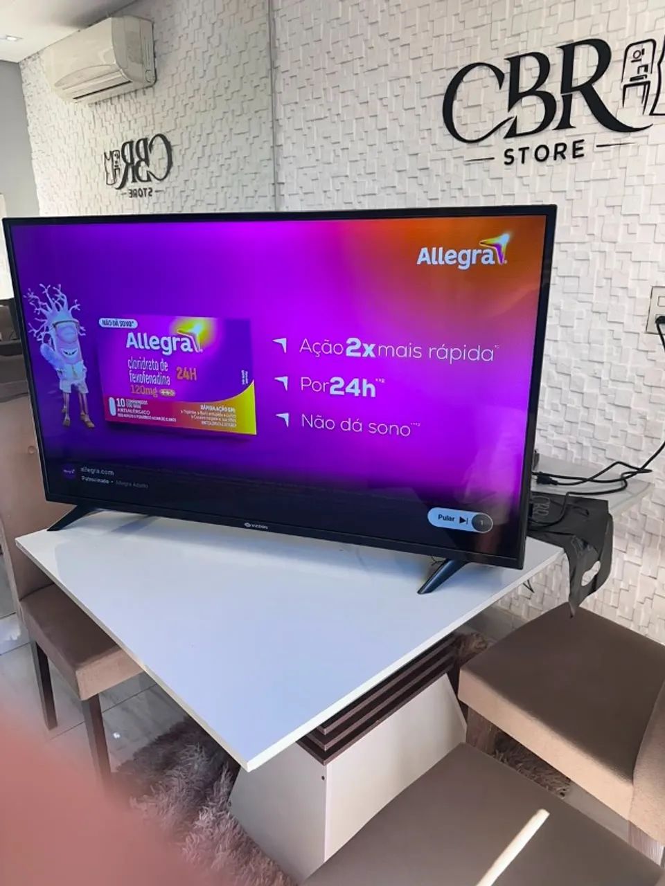 Smart TV 43" Vizzion Full HD - Impecável, funcionando 100% ? - Foto 5