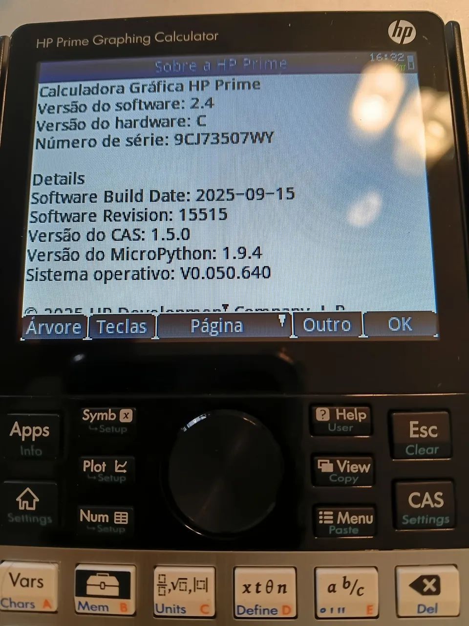 Calculadora hp prime muito bem conservada 