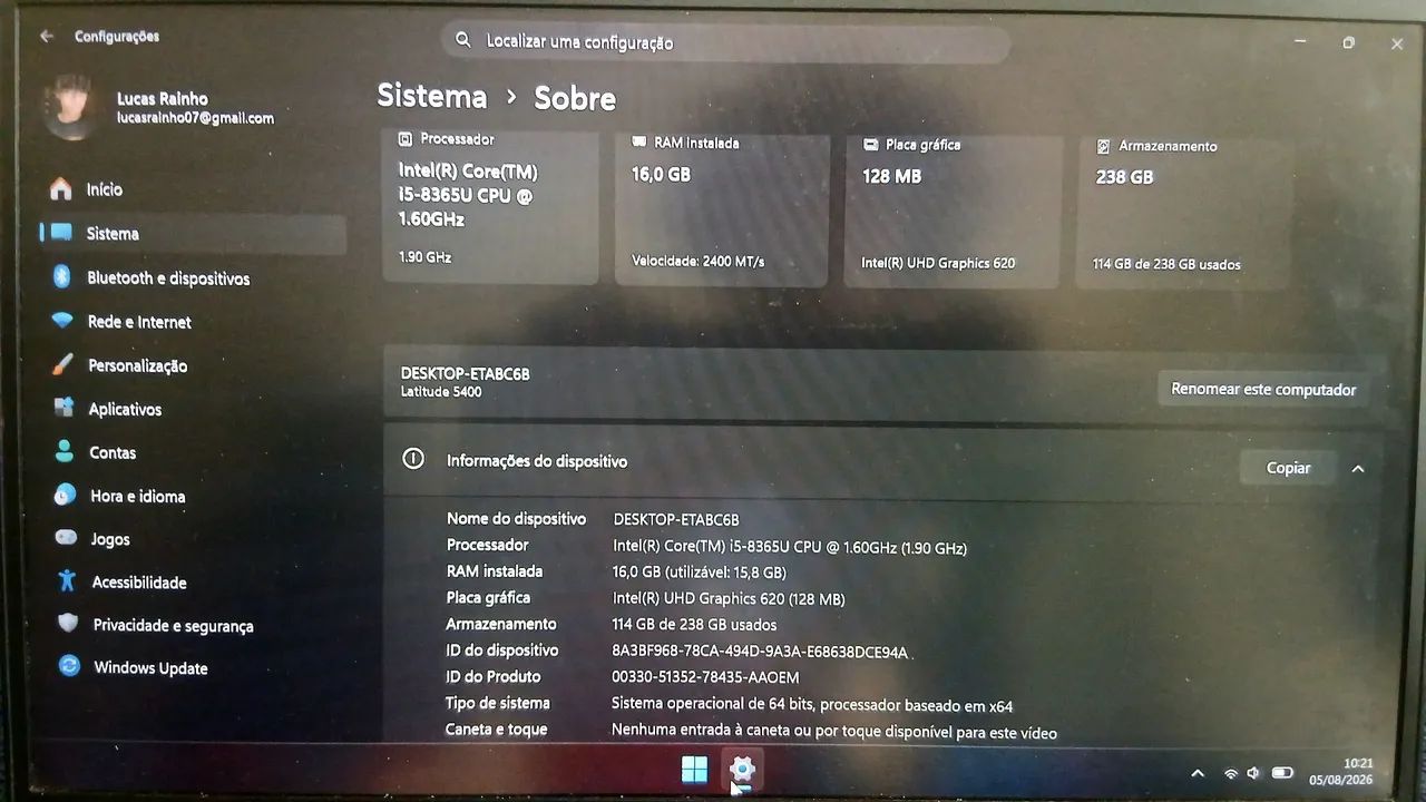 Notebook Dell Latitude 5400 - Foto 2