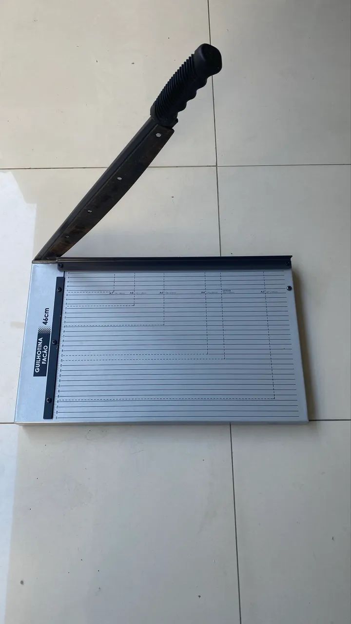 Guilhotina Facão Lassane 460-F (46cm) - Barata / Cortando Perfeito - Foto 3