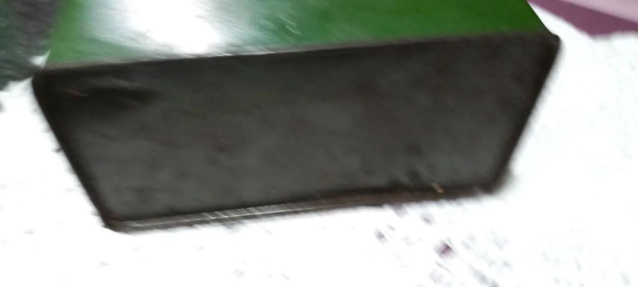 Lata Antiga da Marca Minerva  cor Verde   - Foto 3