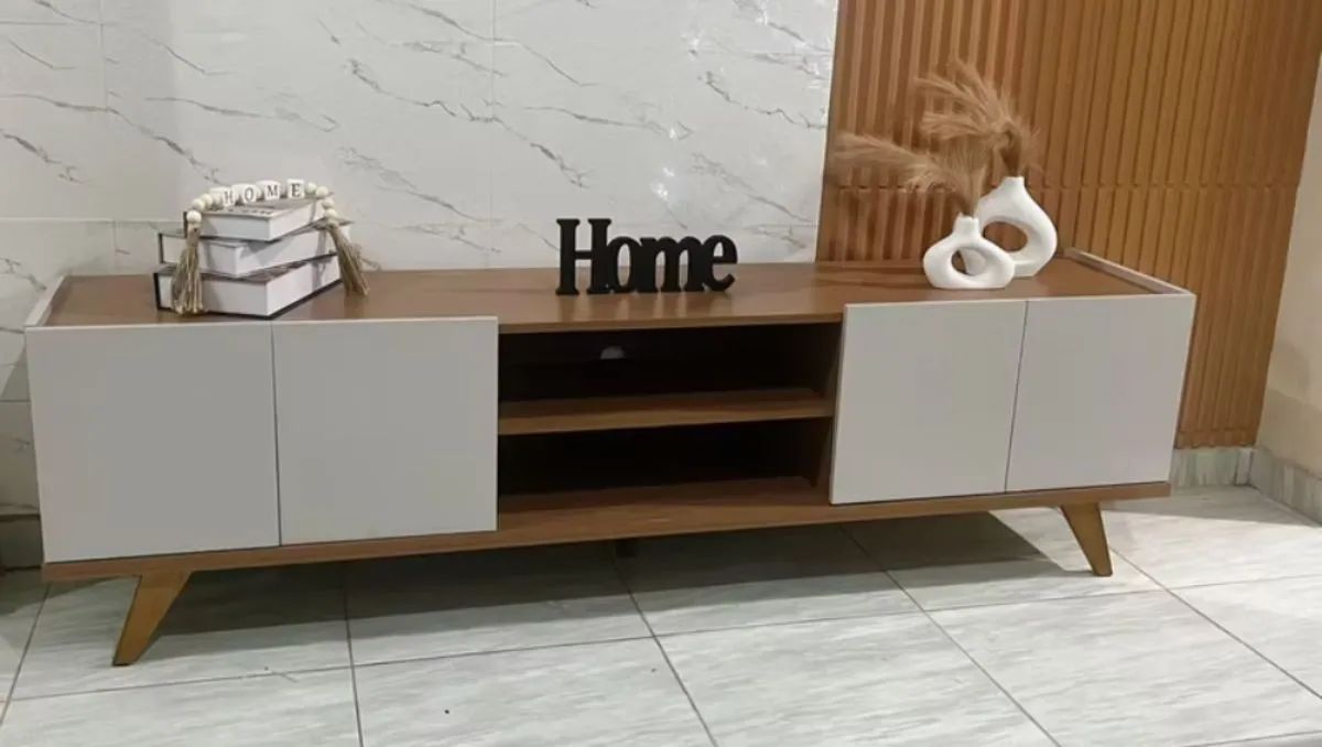 Rack de TV Moderno com Design Inovador 1.80 retro 