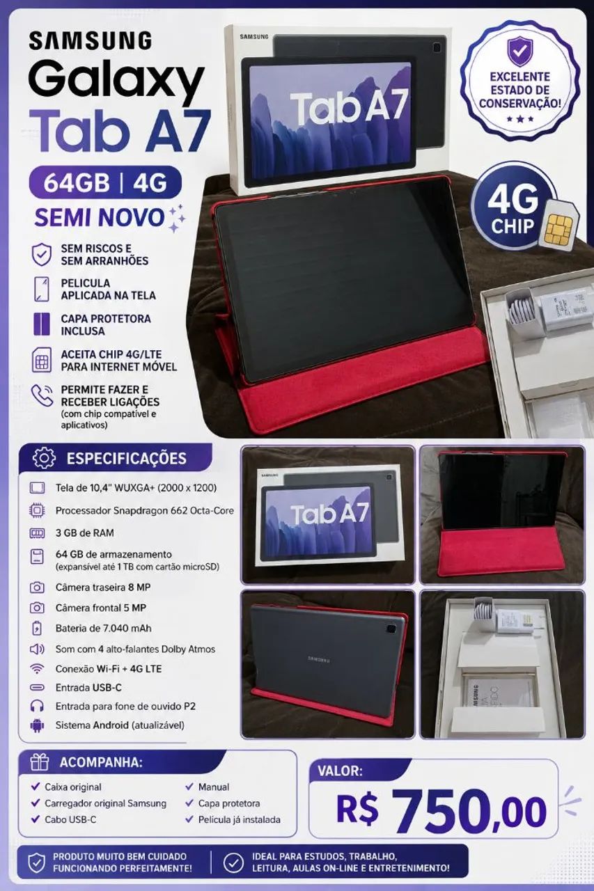 Tablet samsung A7