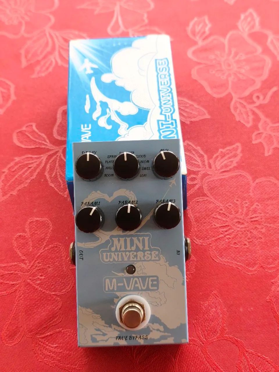 Pedal de Guitarra Reverb Mini Universe M-Vave