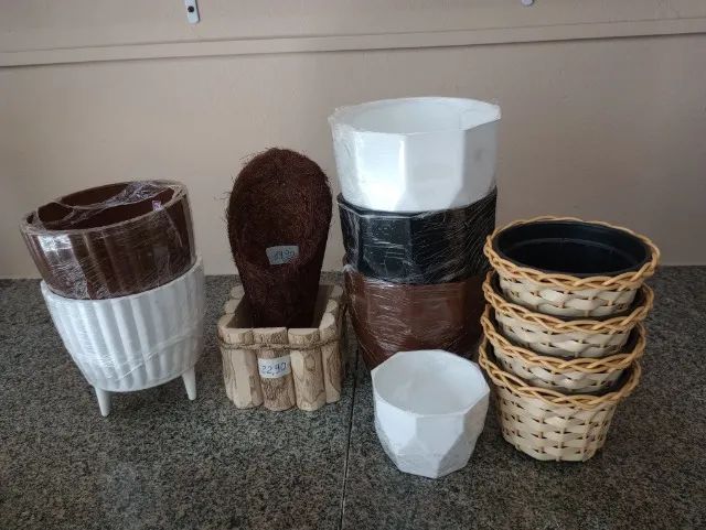 cachepot diversos tamanhos e modelos