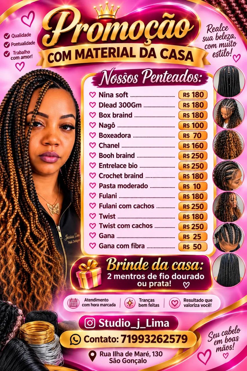 Tranças dread e mega hair - Foto 4