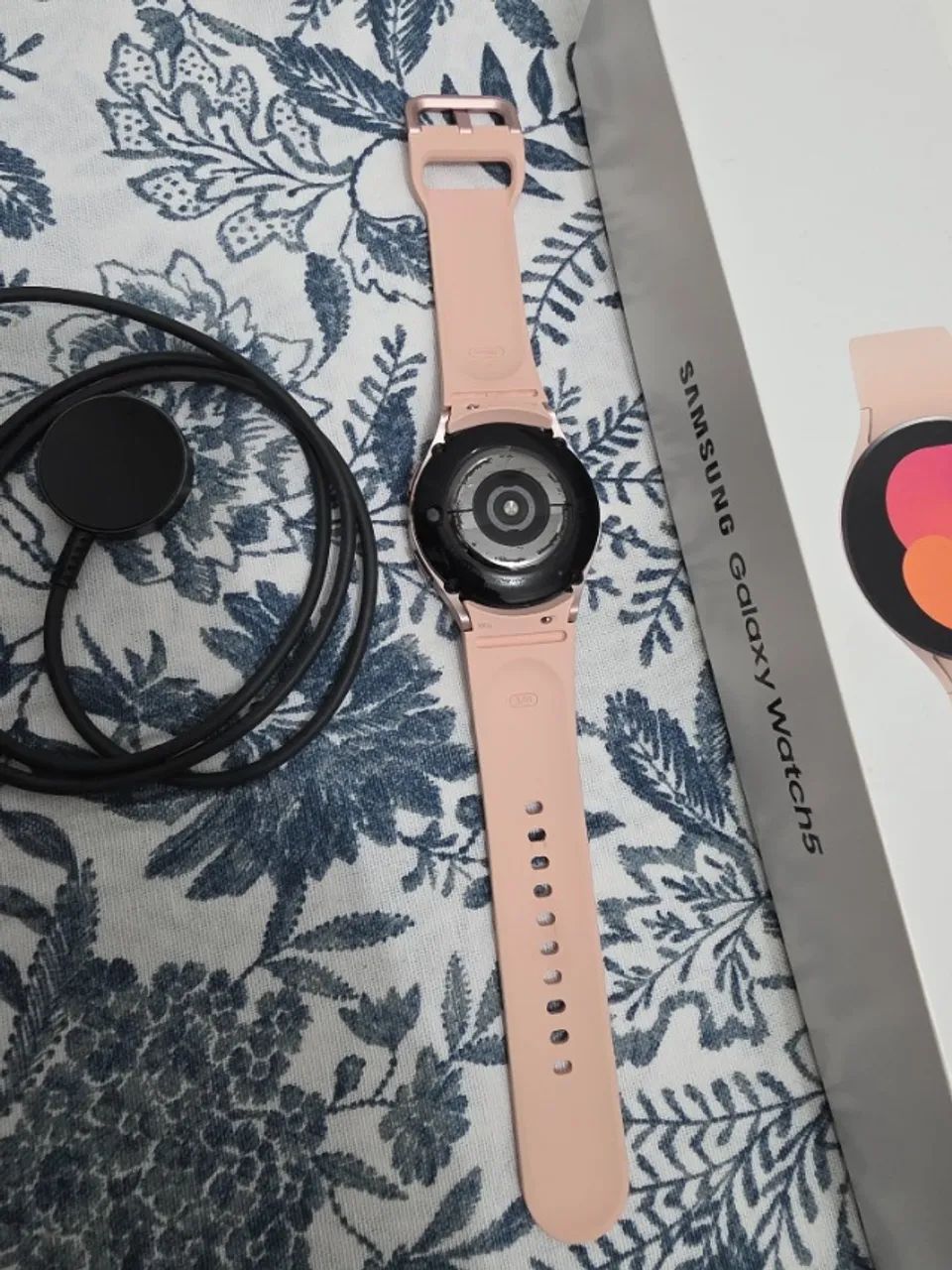 Relógio SmartWatch samsung galaxy watch 5 rosa perfeito - Foto 3