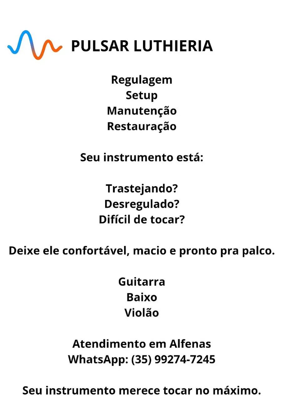Luthieria guitarra baixo violão violão etc..