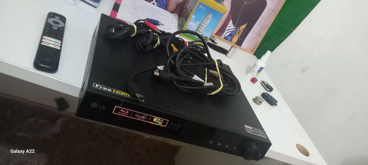 Reprodutor de dv blu-ray disc fullhd USB  plus