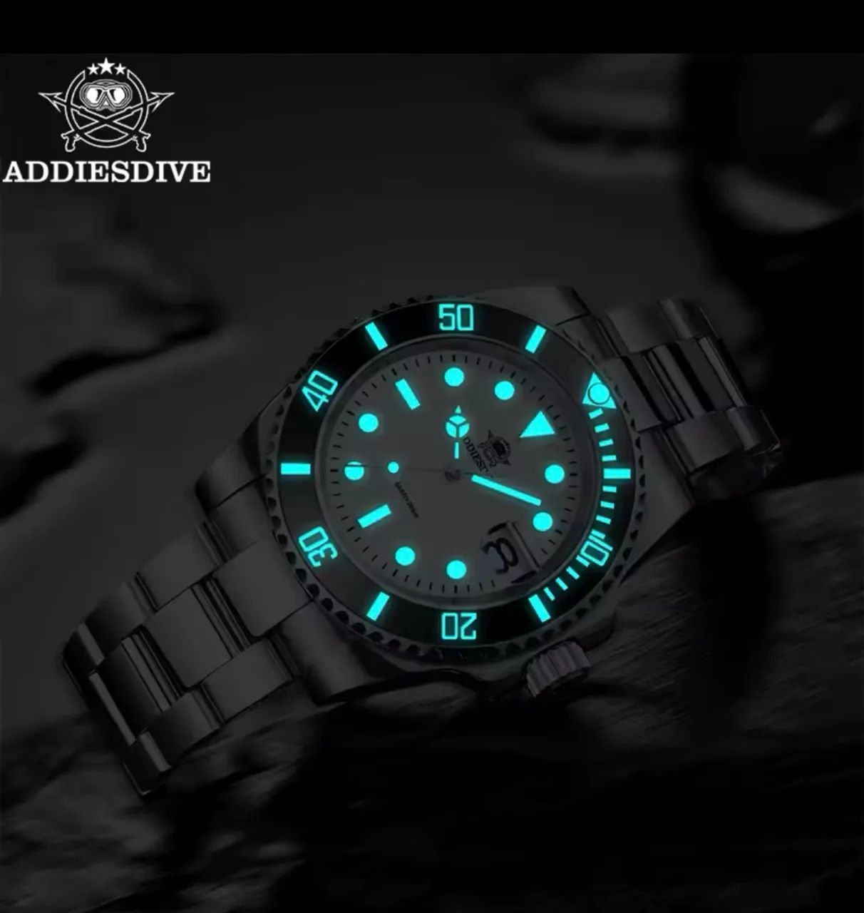 Addiesdive relógios de pulso de quartzo 41mm  - Foto 2